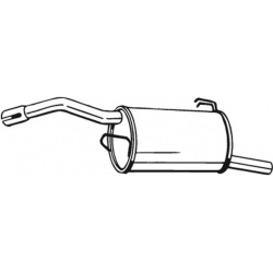 galinis duslintuvas
                                BOSAL                                                177-673, Nenurodytas