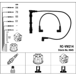 uždegimo laido komplektas
                                NGK                                0945, NGK, 0945, auto detalė