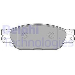 stabdžių trinkelių rinkinys, diskinis stabdys
                                DELPHI                                      