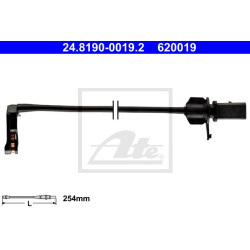 įspėjimo kontaktas, stabdžių trinkelių susidėvėjimas
                                ATE                              