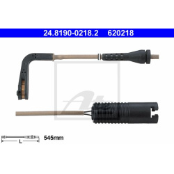 įspėjimo kontaktas, stabdžių trinkelių susidėvėjimas
                                ATE                              