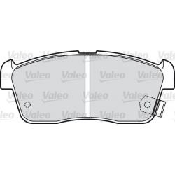 stabdžių trinkelių rinkinys, diskinis stabdys
                                VALEO                                       