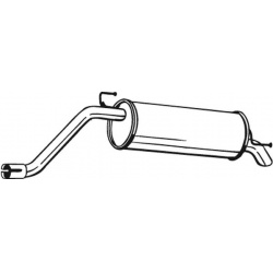 galinis duslintuvas
                                BOSAL                                148-109, Nenurodytas gamintojas, 148