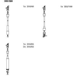 uždegimo laido komplektas
                                BREMI                                                300/386, BREM