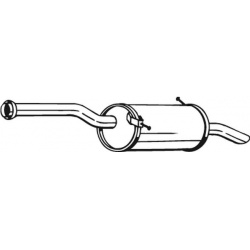 galinis duslintuvas
                                BOSAL                                                135-101, Nenurodytas