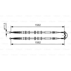 trosas, stovėjimo stabdys
                                BOSCH                                                1 987 482 138