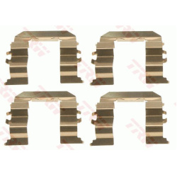 priedų komplektas, diskinių stabdžių trinkelės
TRW