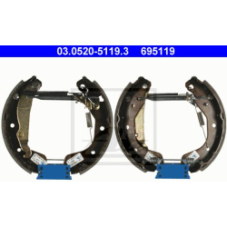 stabdžių trinkelių komplektas Original ATE TopKit
                                                03.0520-5119.3, ATE, 030