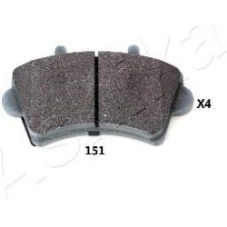 stabdžių trinkelių rinkinys, diskinis stabdys
                                ASHIKA                                      