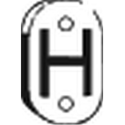 laikiklis, išmetimo sistema
                                BOSAL                                                255-678, Ne