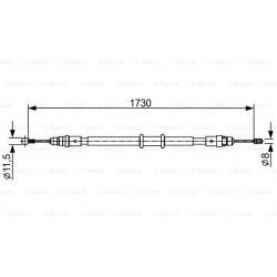 trosas, stovėjimo stabdys
                                BOSCH                                                1 987 482 549
