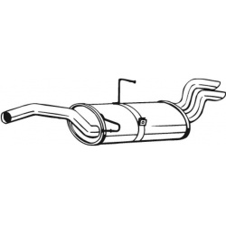 galinis duslintuvas
                                BOSAL                                135-567, Nenurodytas gamintojas, 135