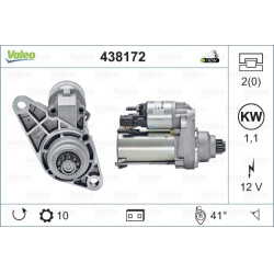 Starteris
                                VALEO                                                438172, VALEO, 438172, auto de
