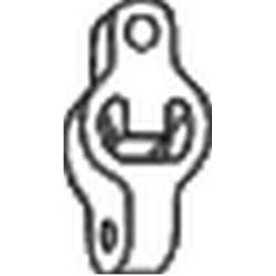 laikiklis, išmetimo sistema
                                BOSAL                                                255-166, Ne