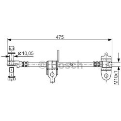 stabdžių žarnelė
                                BOSCH                                                1 987 481 045, BOSC