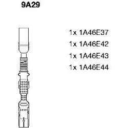 uždegimo laido komplektas
                                BREMI                                                9A29, BREMI, 