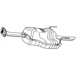 galinis duslintuvas
                                BOSAL                                185-459, Nenurodytas gamintojas, 185