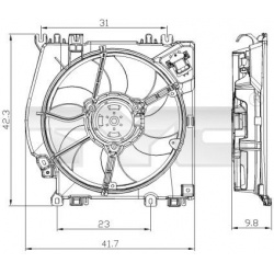 pūtiklis, oro kondicionierius
                                TYC                                                828-0001, N
