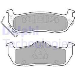 stabdžių trinkelių rinkinys, diskinis stabdys
                                DELPHI                                      