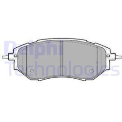 stabdžių trinkelių rinkinys, diskinis stabdys
                                DELPHI                                      