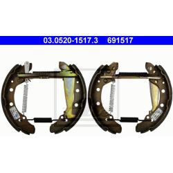 stabdžių trinkelių komplektas Original ATE TopKit
                                                03.0520-1517.3, ATE, 030