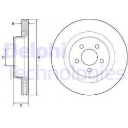 stabdžių diskas (1vnt)
                                DELPHI                                                BG9217C, Nenur