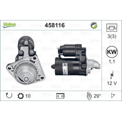 Starteris
                                VALEO                                                458116, VALEO, 458116, auto de