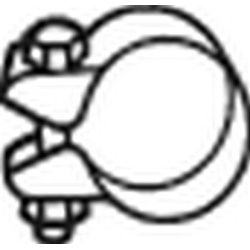 spaustukas, išmetimo sistema
BOSAL 250-345, N