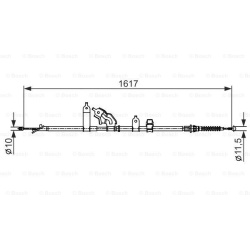 trosas, stovėjimo stabdys
                                BOSCH                                                1 987 482 441