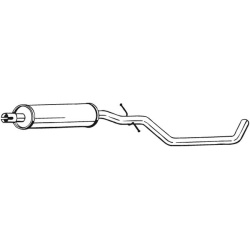 vidurinis duslintuvas
                                BOSAL                                                281-641, Nenurodyt