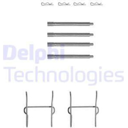 priedų komplektas, diskinių stabdžių trinkelės
                                DELPHI                                   