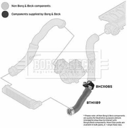 kompresoriaus padavimo žarna
                                BORG &amp; BECK                                                