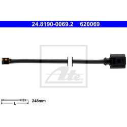 įspėjimo kontaktas, stabdžių trinkelių susidėvėjimas
                                ATE                              