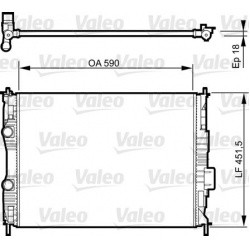 Aušinimo radiatorius
VALEO 735281, VALEO, 735