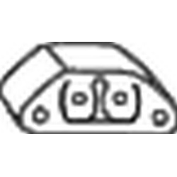 laikiklis, išmetimo sistema
                                BOSAL                                                255-973, Ne