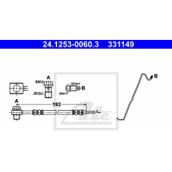 stabdžių žarnelė
                                ATE                                                24.1253-0060.3, ATE, 
