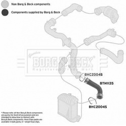 kompresoriaus padavimo žarna
                                BORG &amp; BECK                                                