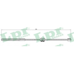 Trosas, stovėjimo stabdys
                                LPR                                                C0558B, Nenurod
