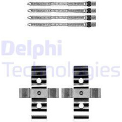 priedų komplektas, diskinių stabdžių trinkelės
                                DELPHI                                   