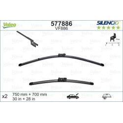 valytuvai SILENCIO FLAT BLADE SET
                                VALEO                                                577886