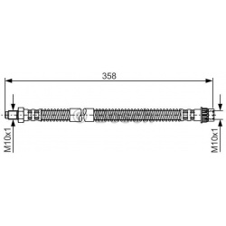 stabdžių žarnelė
                                BOSCH                                                1 987 481 152, BOSC