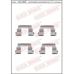 priedų komplektas, diskinių stabdžių trinkelės
                                QUICK BRAKE                              