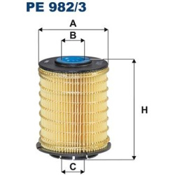 kuro filtras
FILTRON PE 982/3, Nenurodytas gamintojas, PE9823,