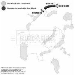 kompresoriaus padavimo žarna
BORG & BECK