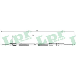 trosas, stovėjimo stabdys
                                LPR                                C0734B, Nenurodytas gamintojas,