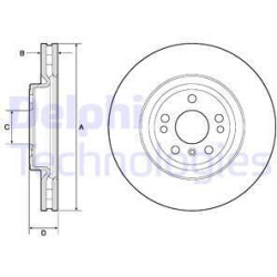 stabdžių diskas (1vnt)
                                DELPHI                                BG9148C, Nenurodytas gamintoja