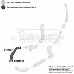kompresoriaus padavimo žarna
                                BORG &amp; BECK                                                