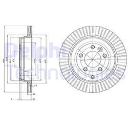 stabdžių diskas (1vnt)
                                DELPHI                                                BG4020C, Nenur