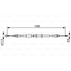 trosas, stovėjimo stabdys
                                BOSCH                                                1 987 482 553
