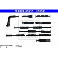 įspėjimo kontaktas, stabdžių trinkelių susidėvėjimas
ATE